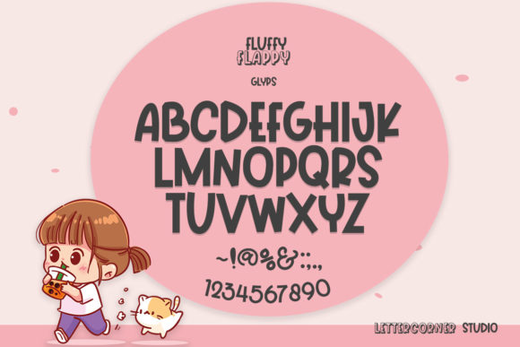 Fluffy Flappy Font - Preview 5