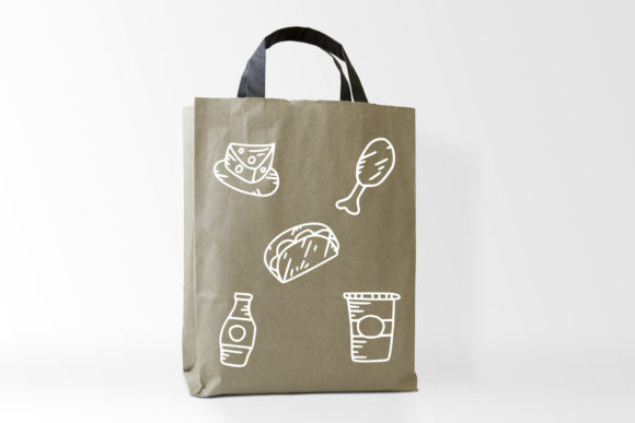 Food Doodle Font PNG with transparent background - Preview 3