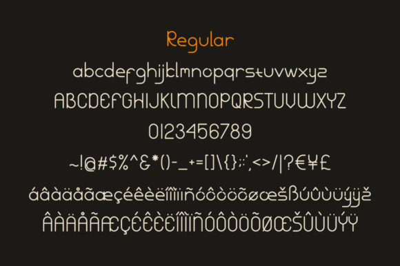 Golden Bless Font - Preview 1