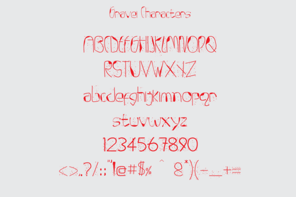 Gravel Font - Preview 3
