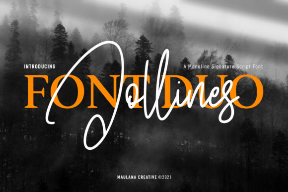 Jollines Font Duo Script & Handwritten Font By Maulana Creative
