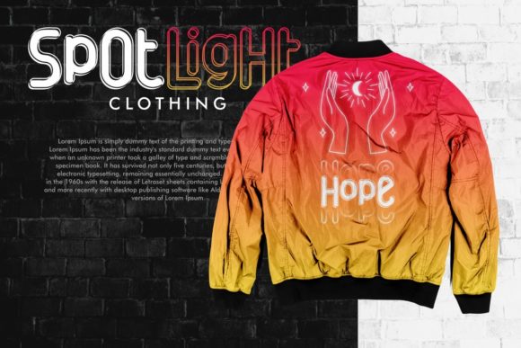 Line Light Font PNG with transparent background - Preview 2