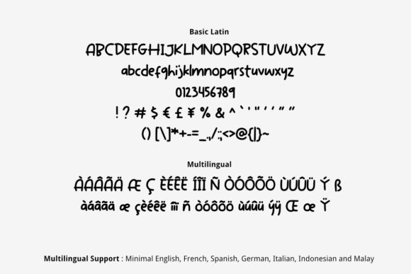 Lychee Font PNG with transparent background - Preview 1