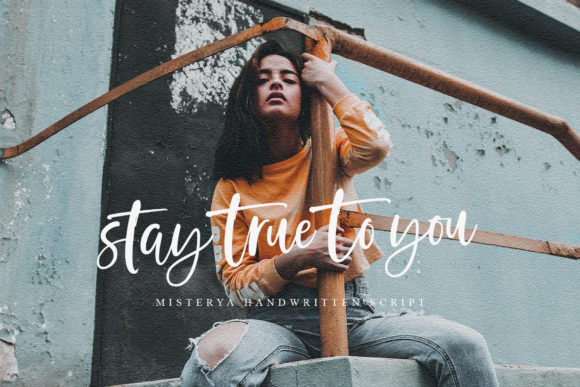 Misterya Font PNG with transparent background - Preview 4