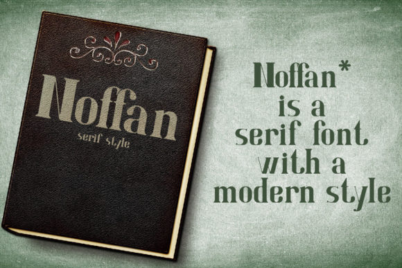 Noffan Font PNG with transparent background - Preview 4