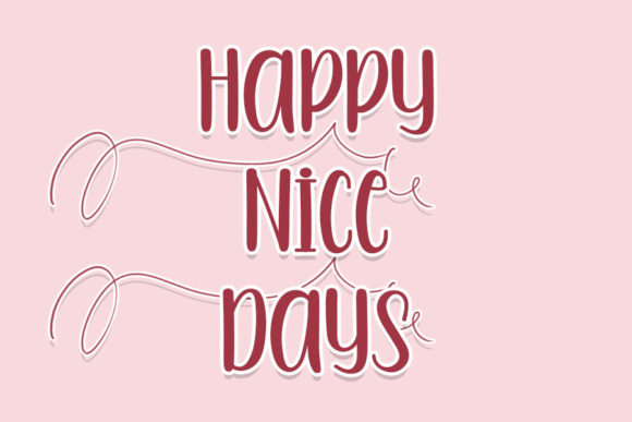 Playful Valentine Font PNG with transparent background - Preview 3