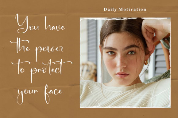 Rosefetina Font PNG with transparent background - Preview 1