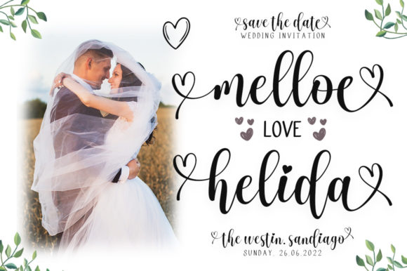 Adam Melda Lovely Font - Preview 1
