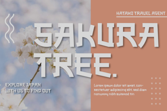Akisa Faux Japanese Font PNG with transparent background - Preview 3