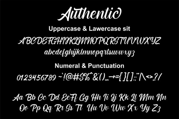Authentic Font - Preview 5
