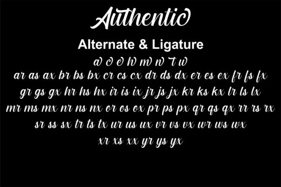 Authentic Font - Preview 6