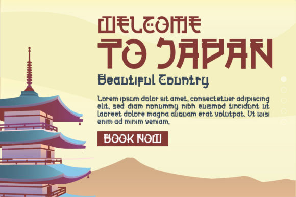 Bamida Faux Japanese Font - Preview 3