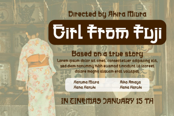 Bamida Faux Japanese Font - Preview 5