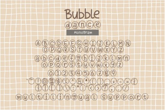 Bubble Dance Font - Preview 4