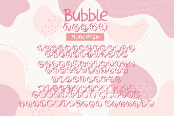 Bubble Heart Font - Preview 4