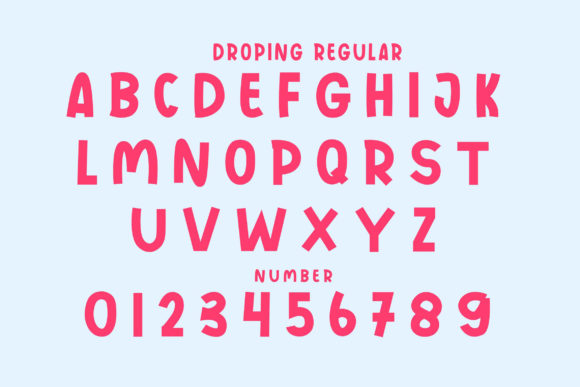 Droping Font - Preview 4