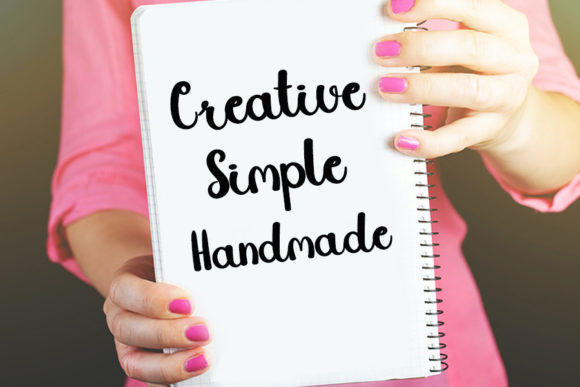 Handmade Simple Font PNG with transparent background - Preview 1