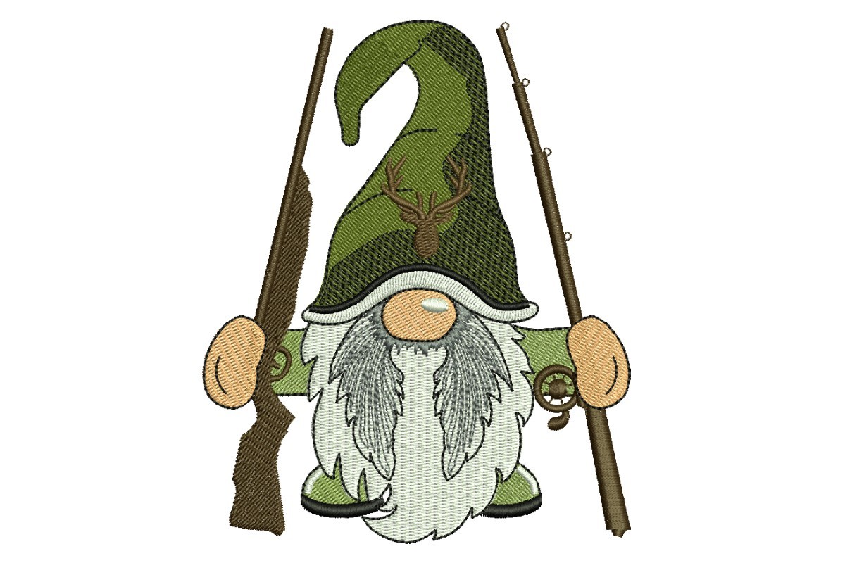 Hunting and Fishing Gnome