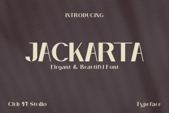 Jackarta Font - Preview 1