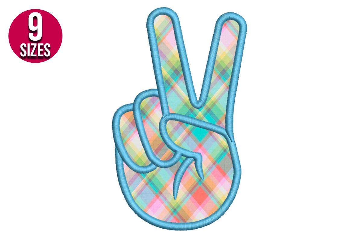 Peace Sign Applique