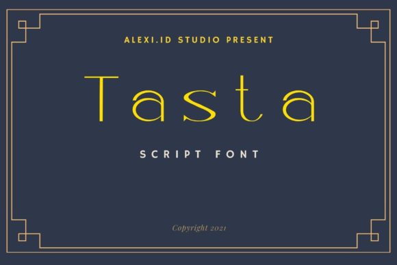 Tasta Sans Serif Font By alexiidstudio