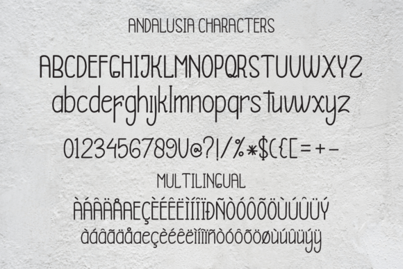 Andalusia Font - Preview 6