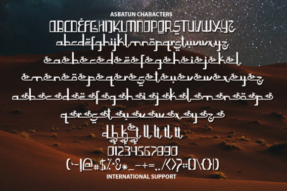 Asbatun Font - Preview 3