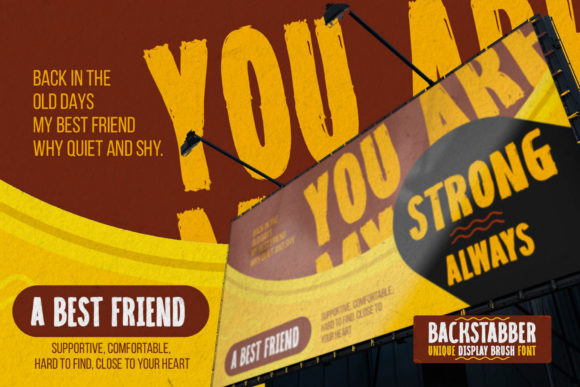 Backstabber Font - Preview 3