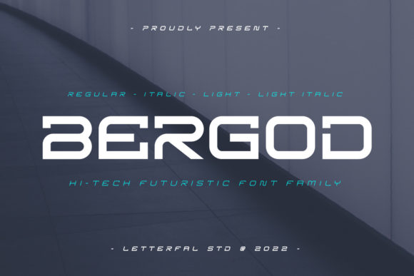 Bergod Sans Serif Font preview