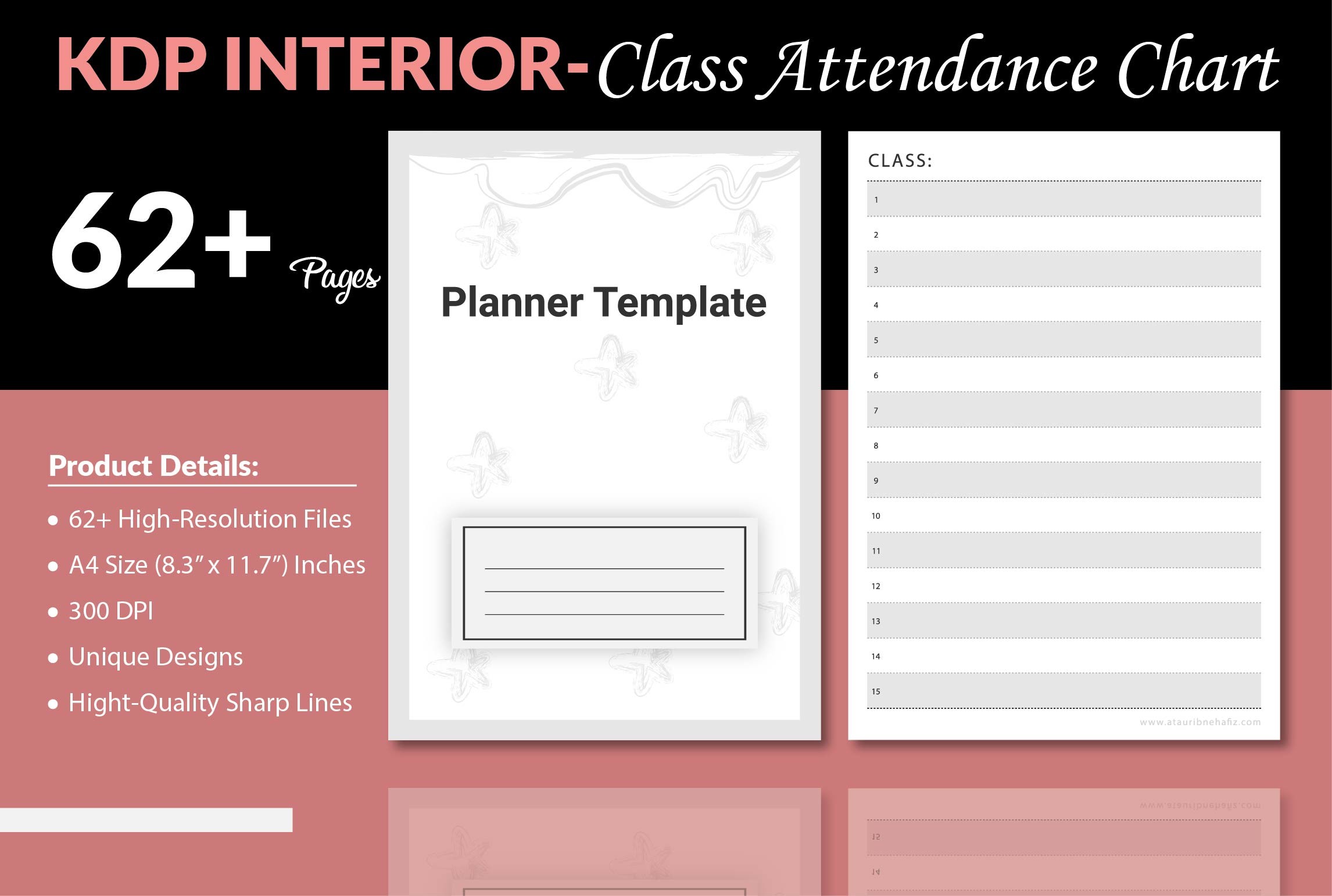 Class Attendance Chart - KDP Interior