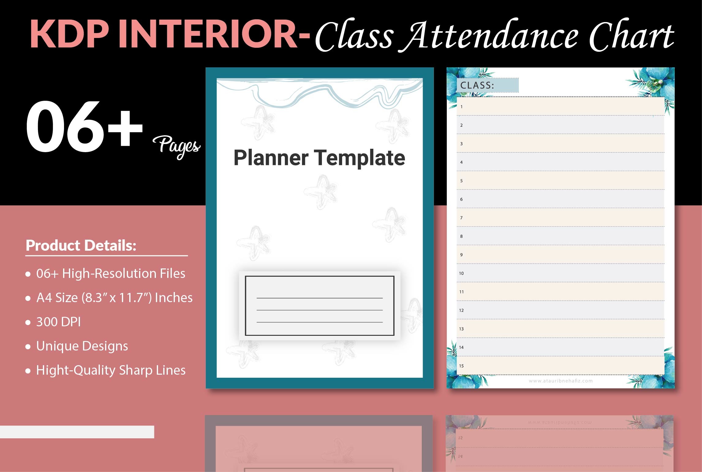Class Attendance Chart - KDP Interior
