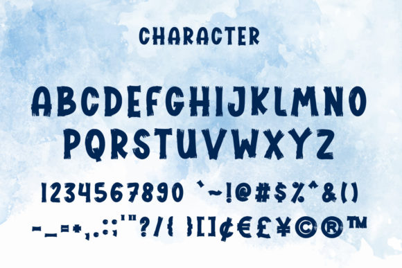 Cute Paint Font - Preview 3