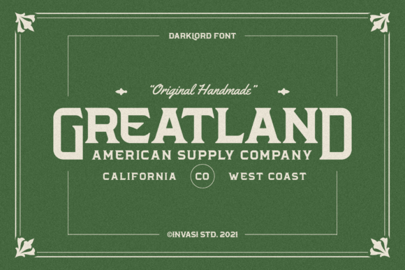 Darkloard Font - Preview 2