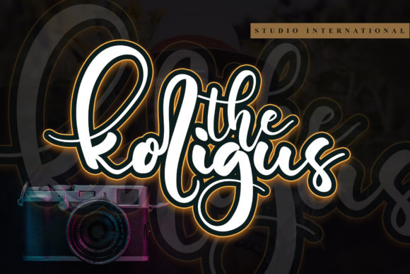 Holic Bright Font PNG with transparent background - Preview 1