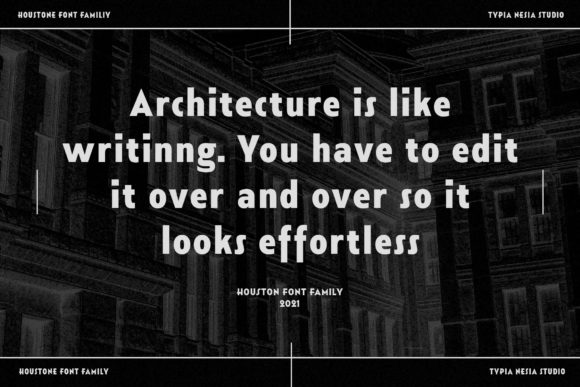 Houstone Font - Preview 3
