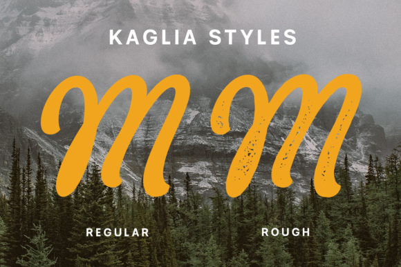 Kaglia Font PNG with transparent background - Preview 2