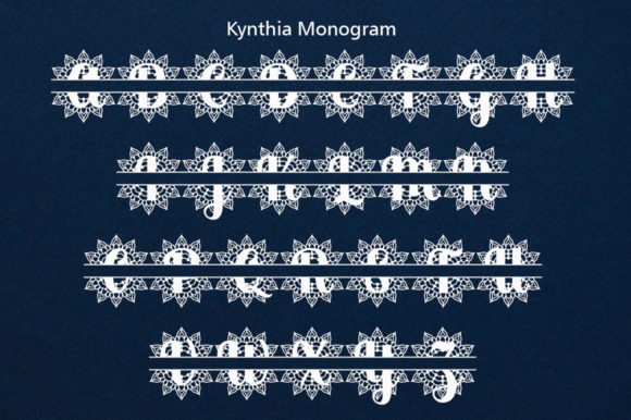 Kynthia Font PNG with transparent background - Preview 5