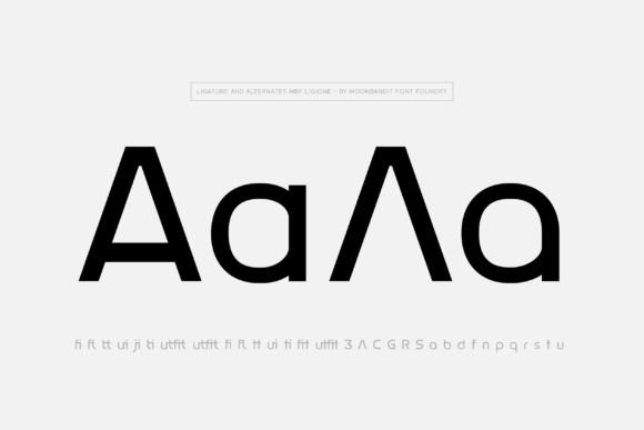 Ligione Font PNG with transparent background - Preview 2