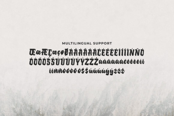 Redrick Font PNG with transparent background - Preview 3