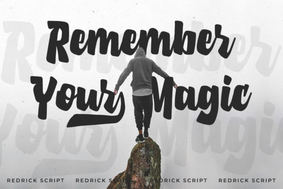 Redrick Font PNG with transparent background - Preview 5