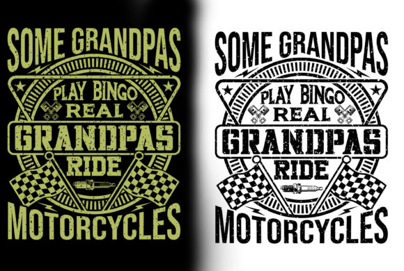 Some Grandpas Play Bingo T-shirt Design
