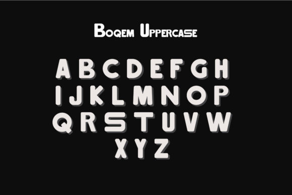 Boqem Font - Preview 3