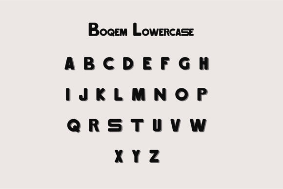 Boqem Font - Preview 4