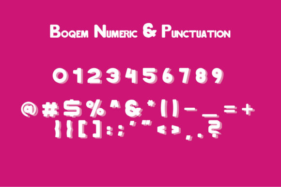 Boqem Font - Preview 5