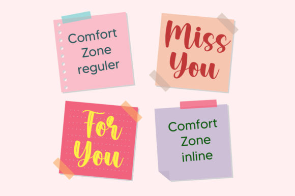 Comfort Zone Font - Preview 5
