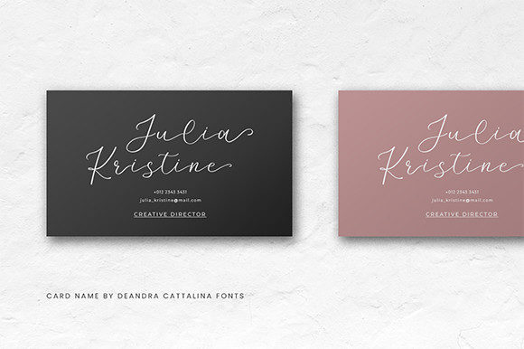 Deandra Cattalina Font - Preview 6
