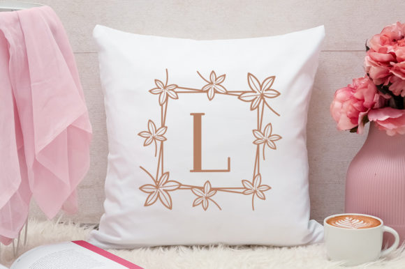 Emely Monogram Font PNG with transparent background - Preview 2