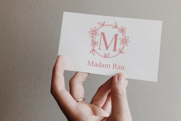 Fellisa Monogram Font PNG with transparent background - Preview 2