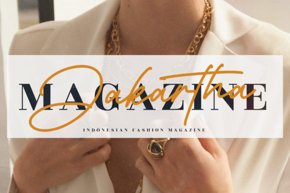 Jakartha Font PNG with transparent background - Preview 5