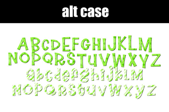 Jolly Greens Font PNG with transparent background - Preview 1